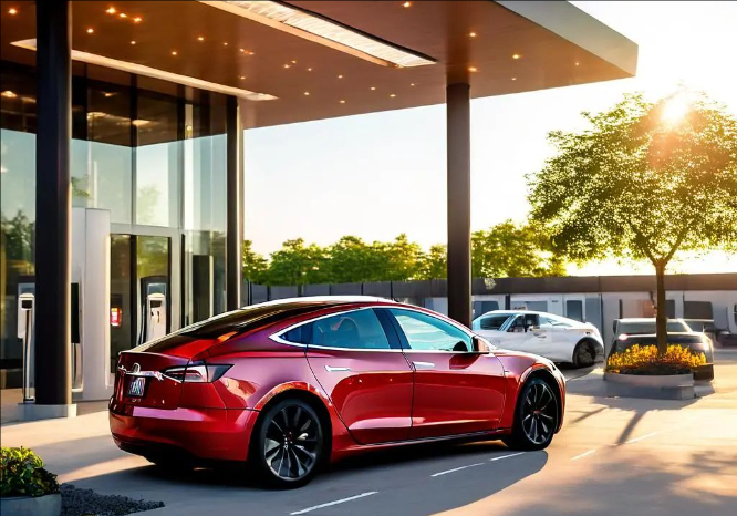 Electric bike charging station platform